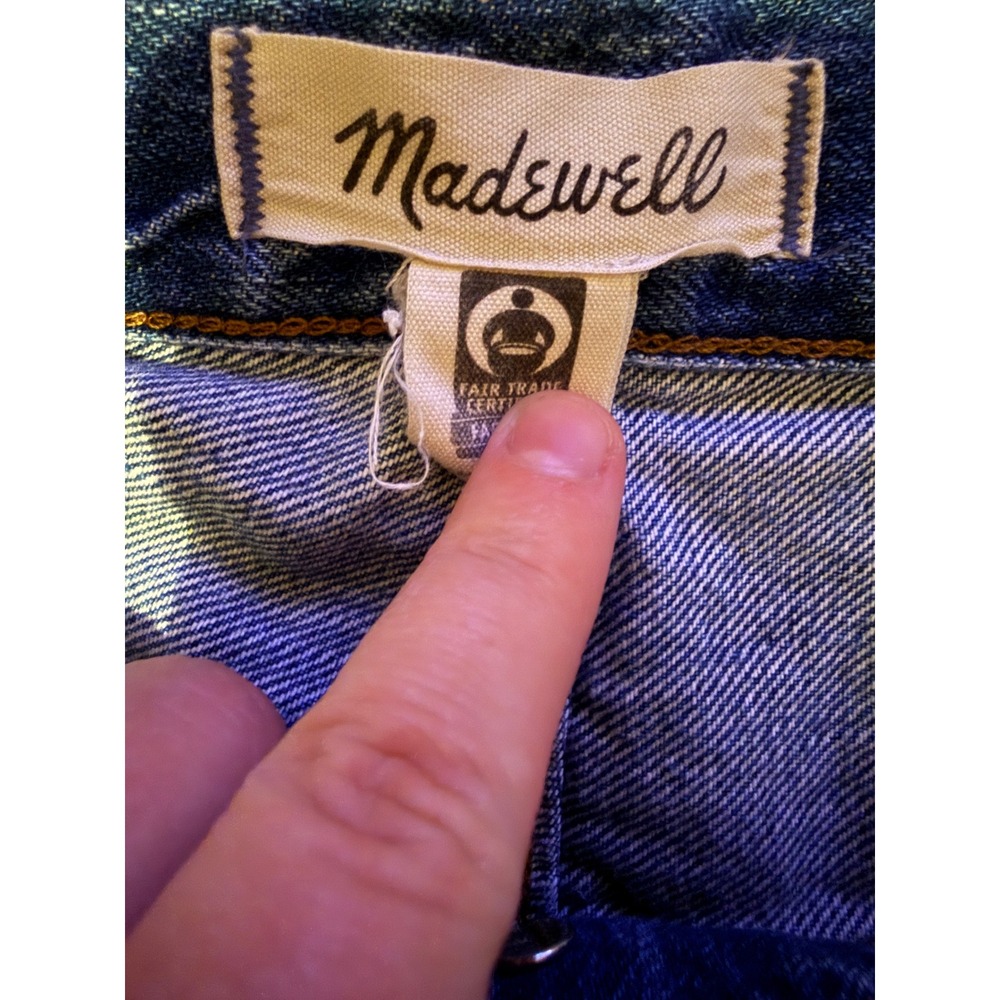 Madewell Low-Slung Straight Jeans Womens 30T Blue Patmina Medium Wash Tall Denim - Picture 7 of 14
